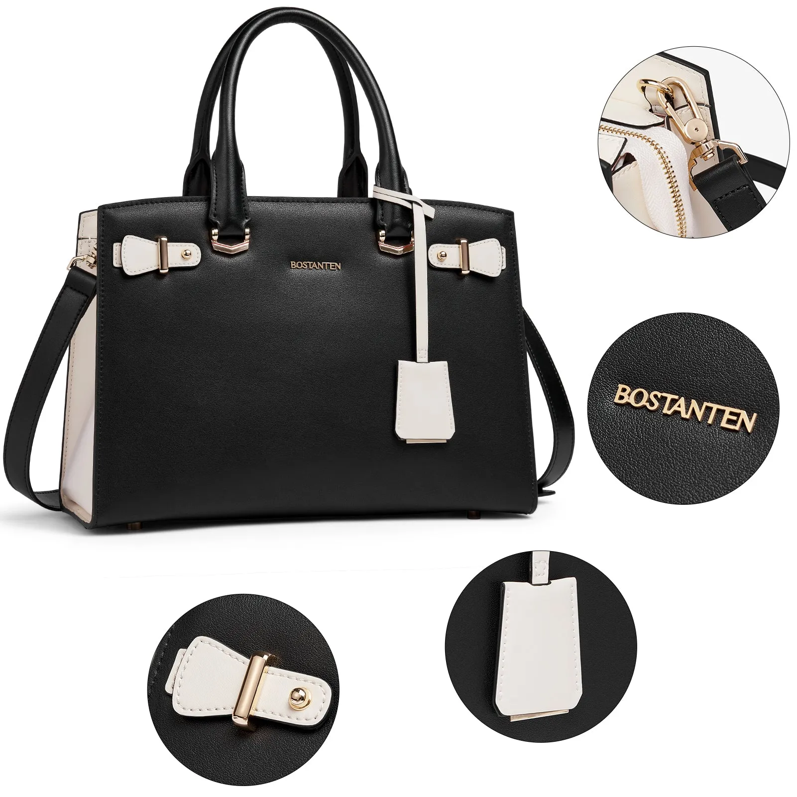 Nevin Elegant Medium Leather Crossbody Bag