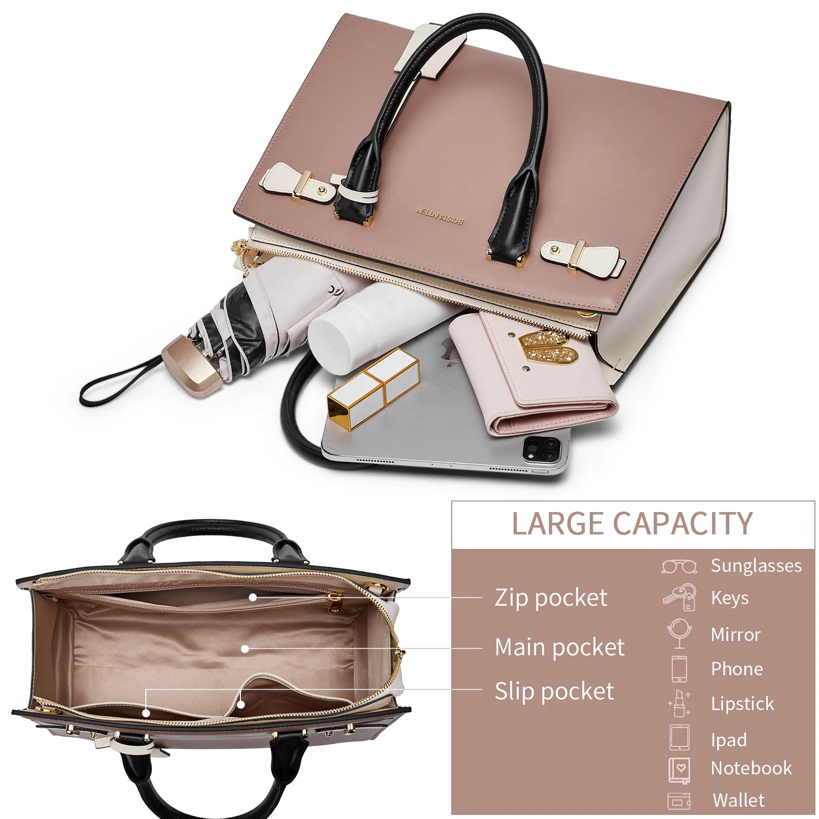 Nevin Elegant Medium Leather Crossbody Bag
