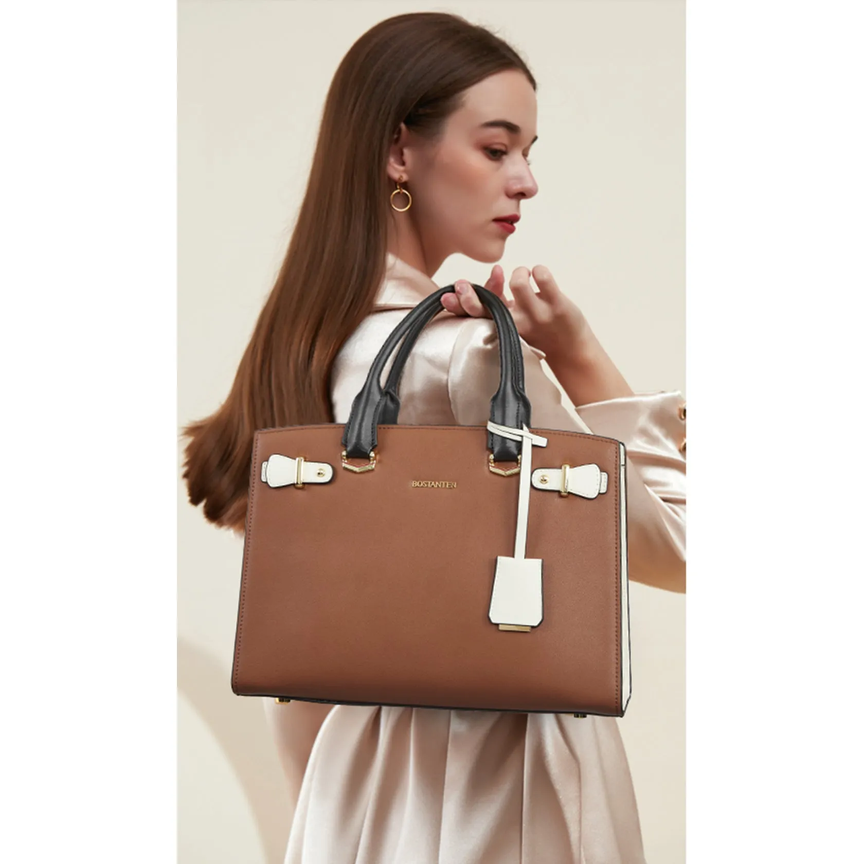 Nevin Elegant Medium Leather Crossbody Bag