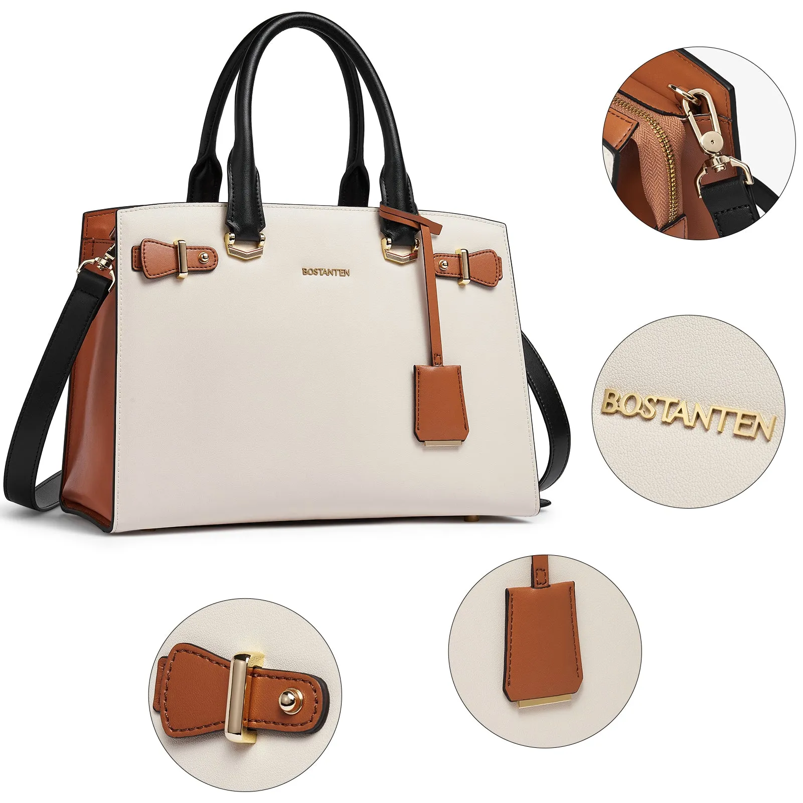 Nevin Elegant Medium Leather Crossbody Bag