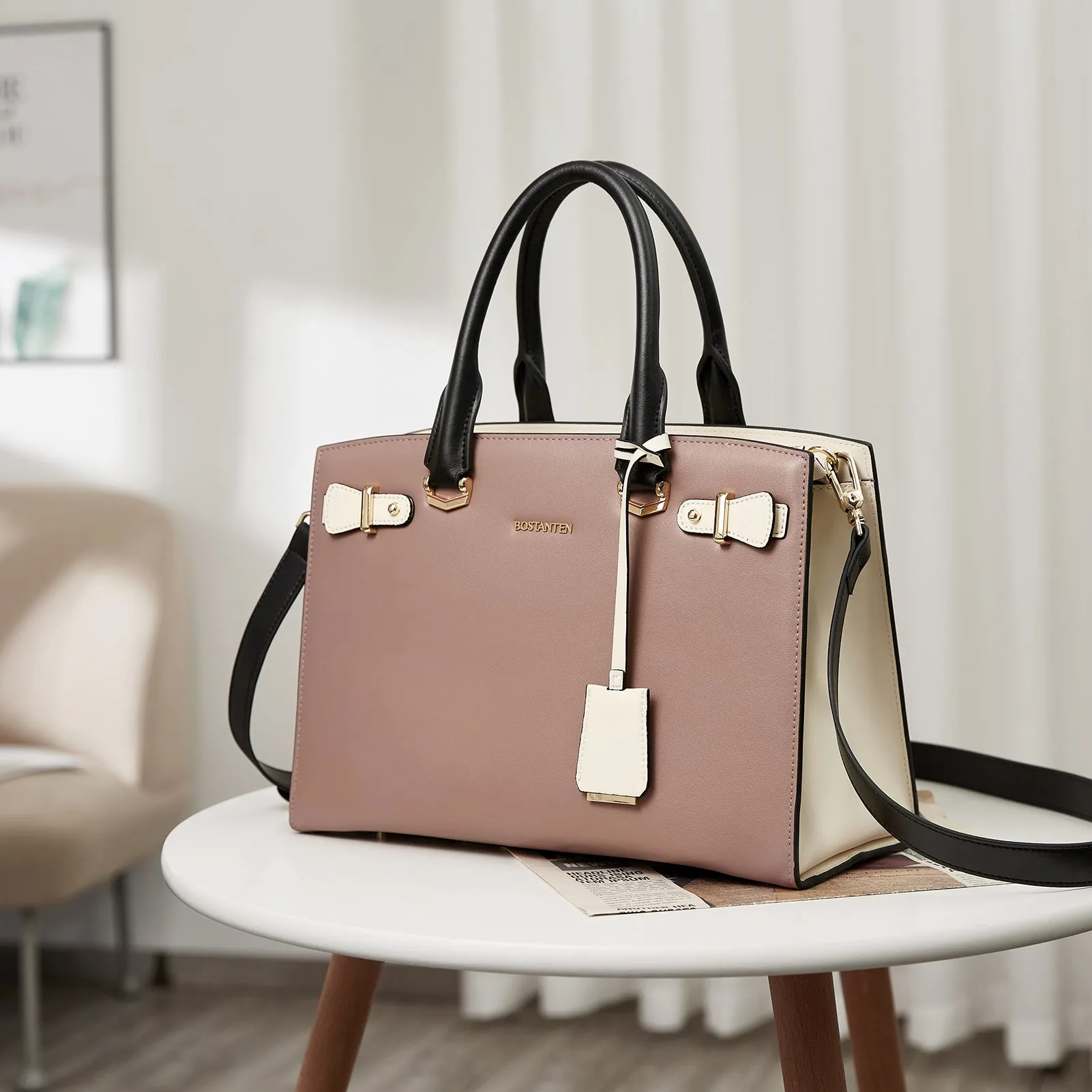 Nevin Elegant Medium Leather Crossbody Bag