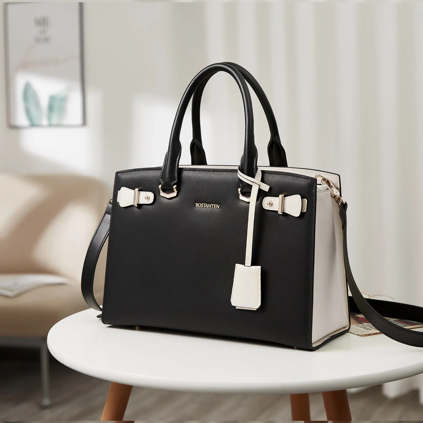 Nevin Elegant Medium Leather Crossbody Bag