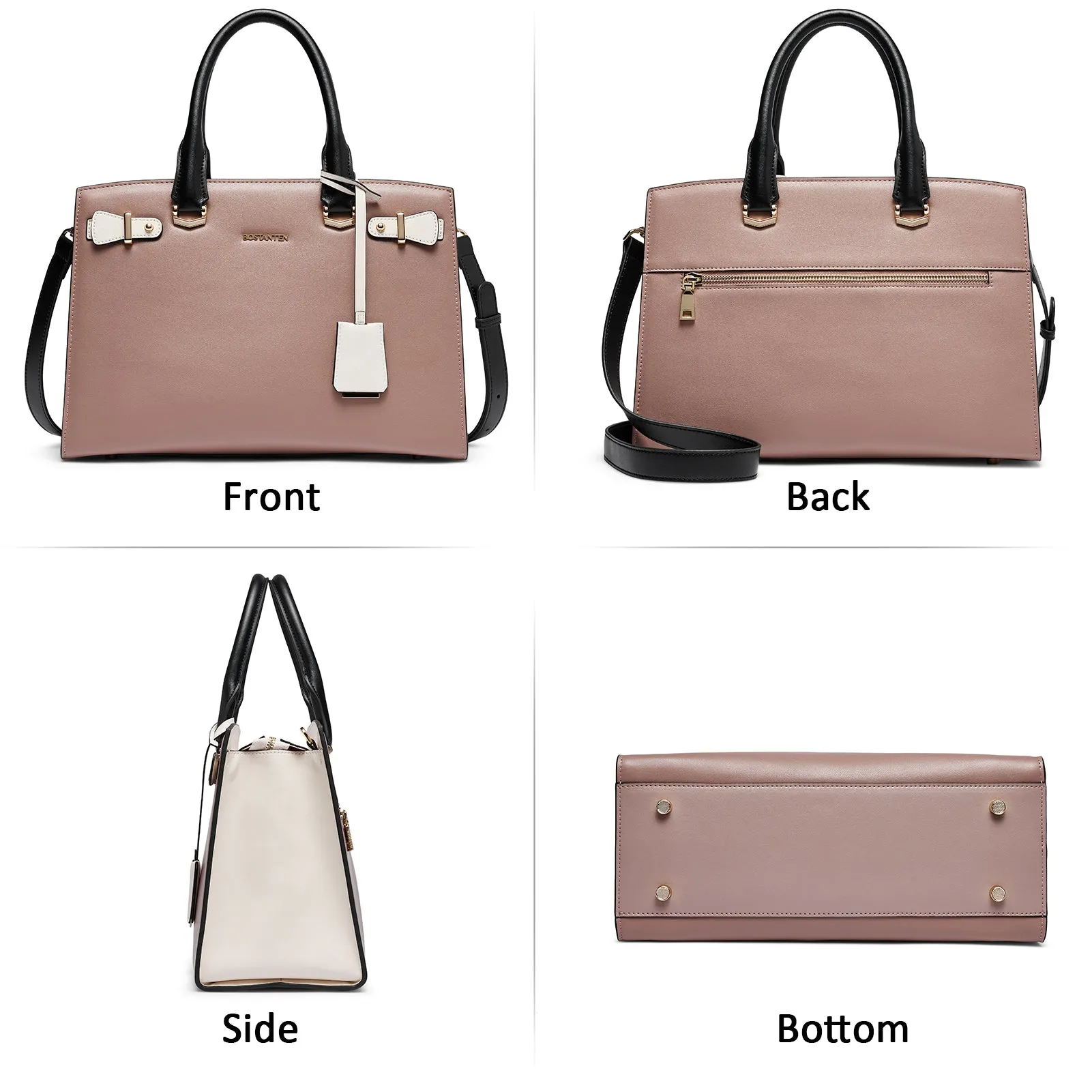 Nevin Elegant Medium Leather Crossbody Bag