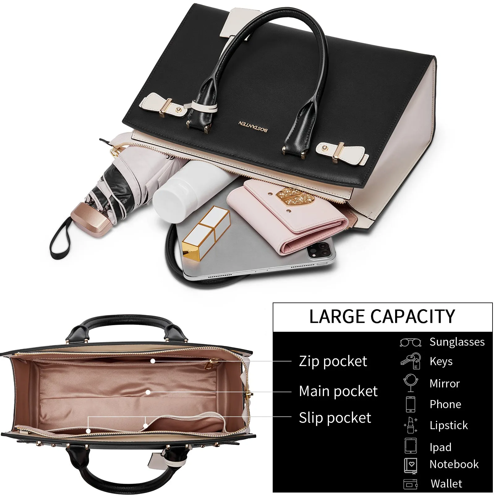Nevin Elegant Medium Leather Crossbody Bag