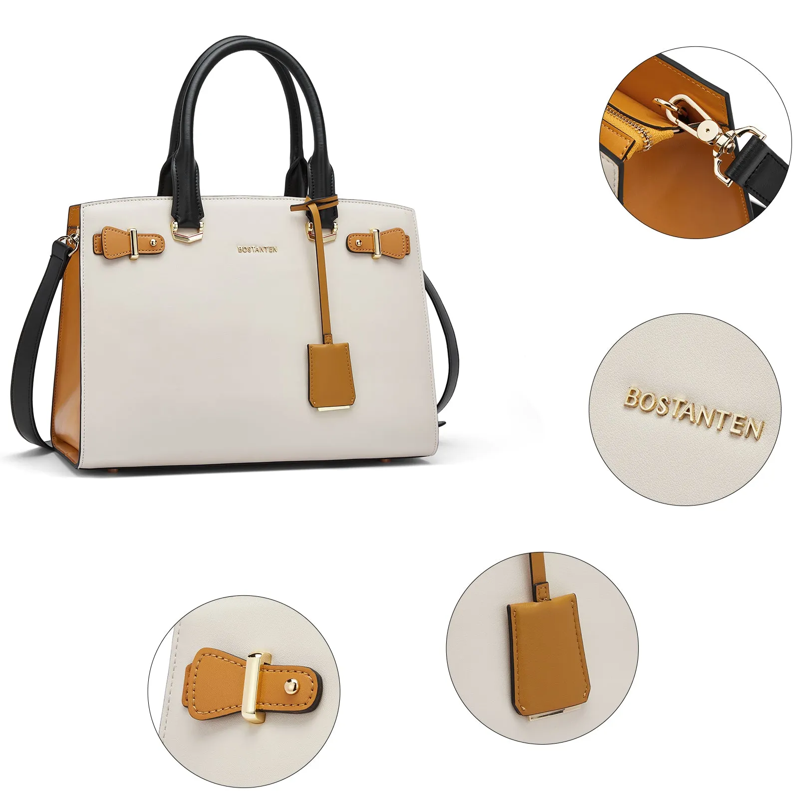 Nevin Elegant Medium Leather Crossbody Bag