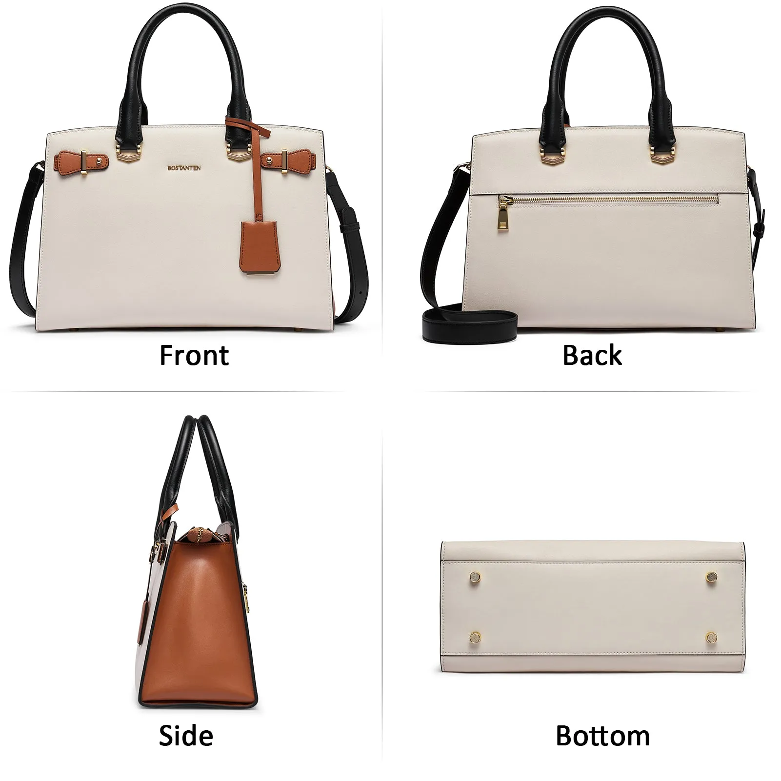 Nevin Elegant Medium Leather Crossbody Bag