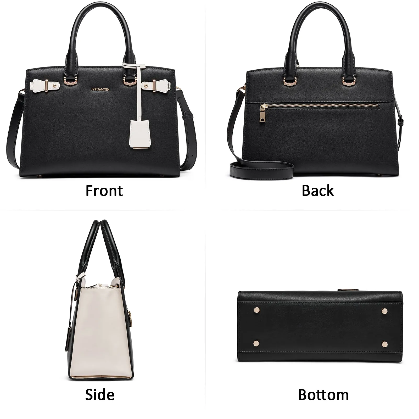 Nevin Elegant Medium Leather Crossbody Bag