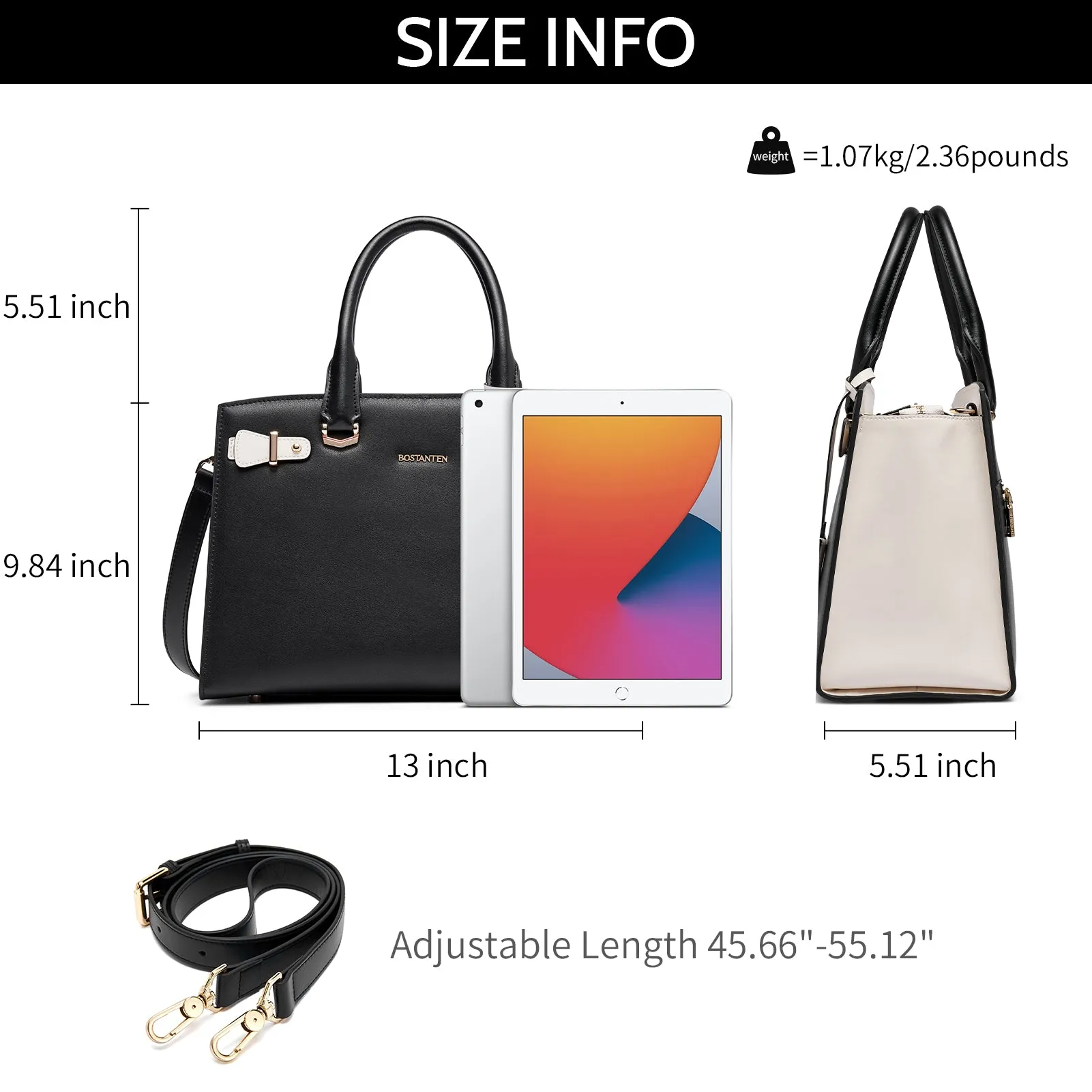 Nevin Elegant Medium Leather Crossbody Bag