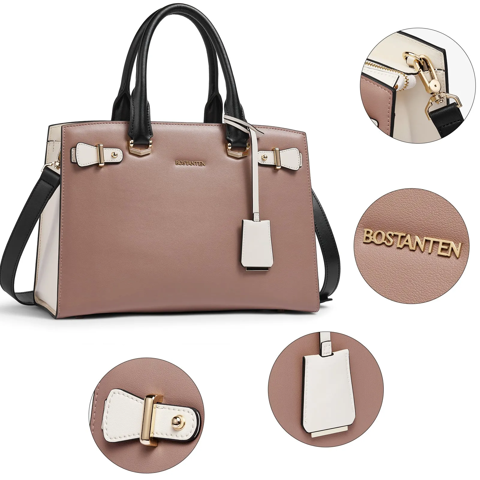 Nevin Elegant Medium Leather Crossbody Bag
