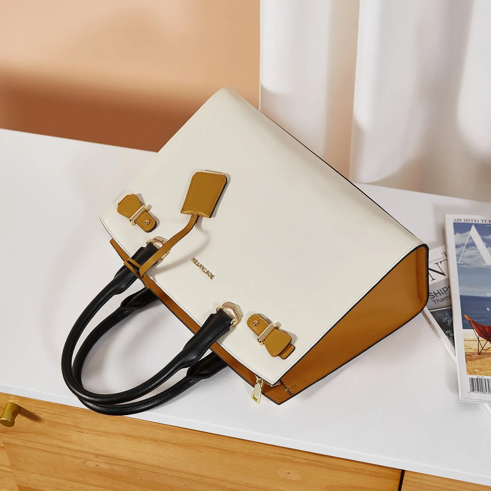 Nevin Elegant Medium Leather Crossbody Bag