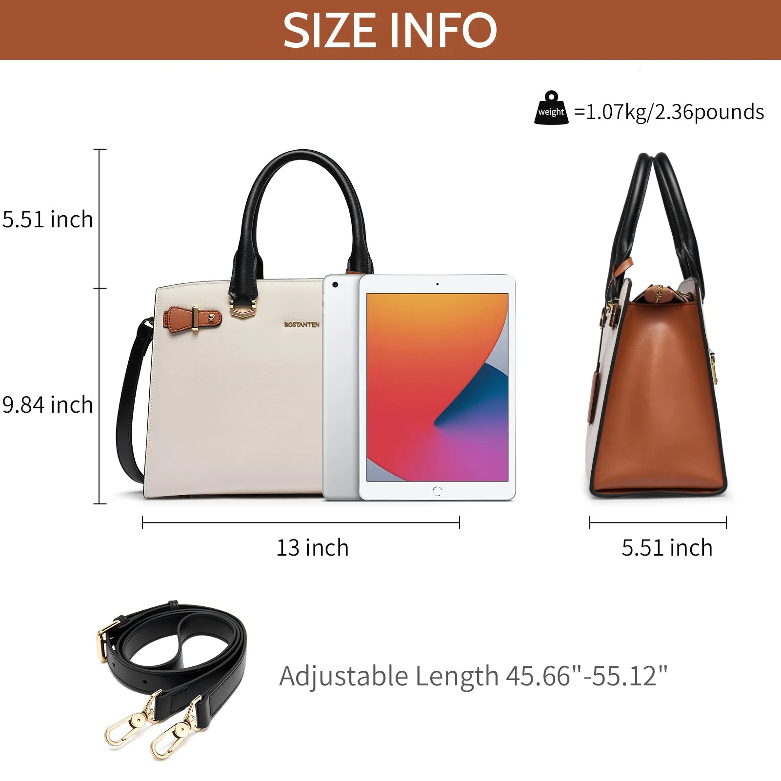 Nevin Elegant Medium Leather Crossbody Bag