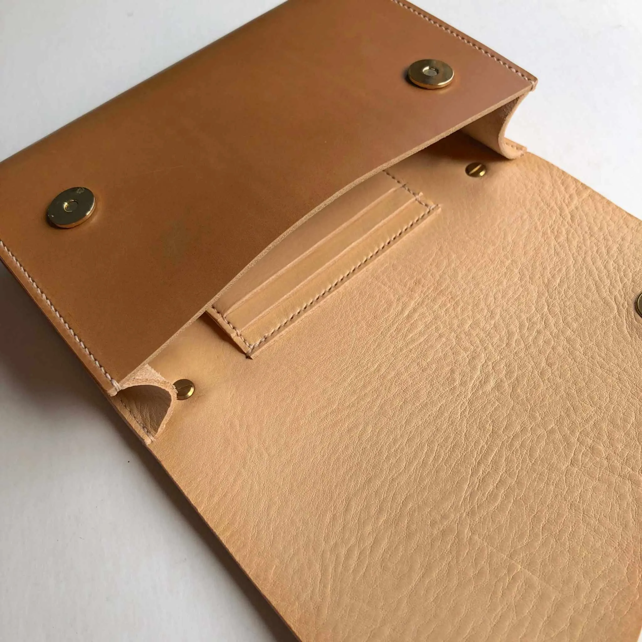 Pioneer Mini Tan Leather Crossbody Bag