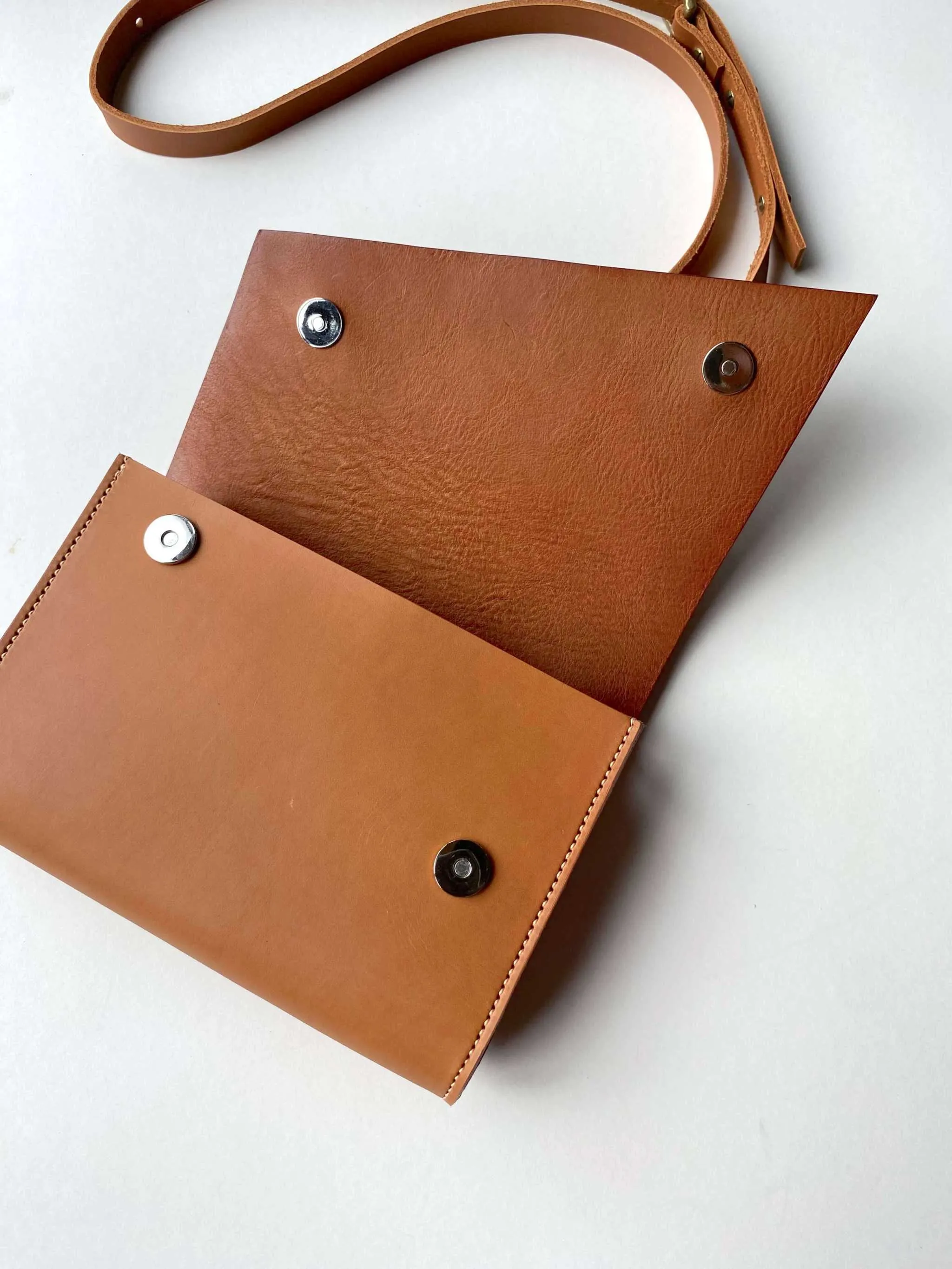 Pioneer Mini Tan Leather Crossbody Bag