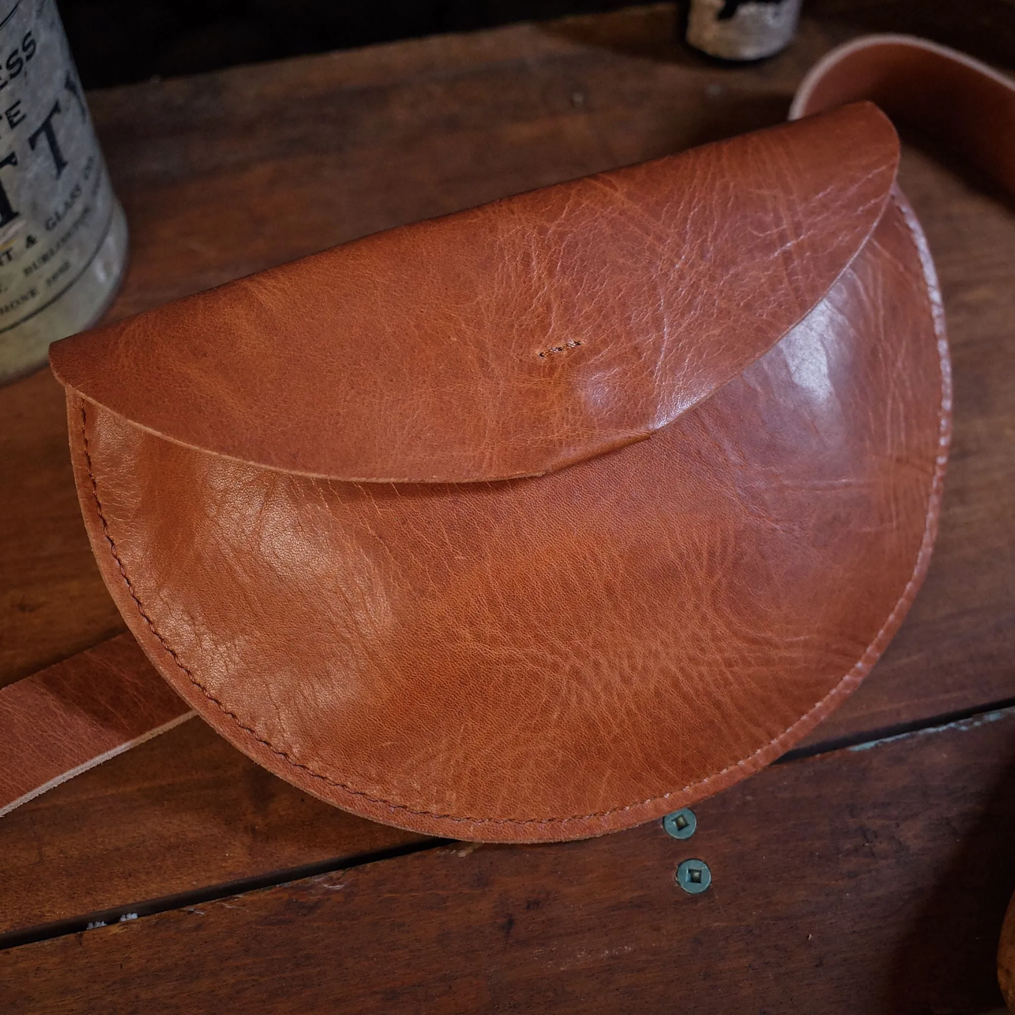 Rosemont Leather Fanny Pack – English Tan Edition