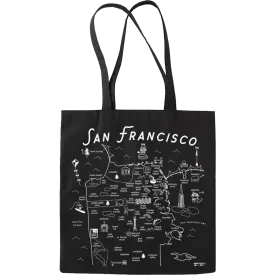 San Francisco Black Everyday Tote