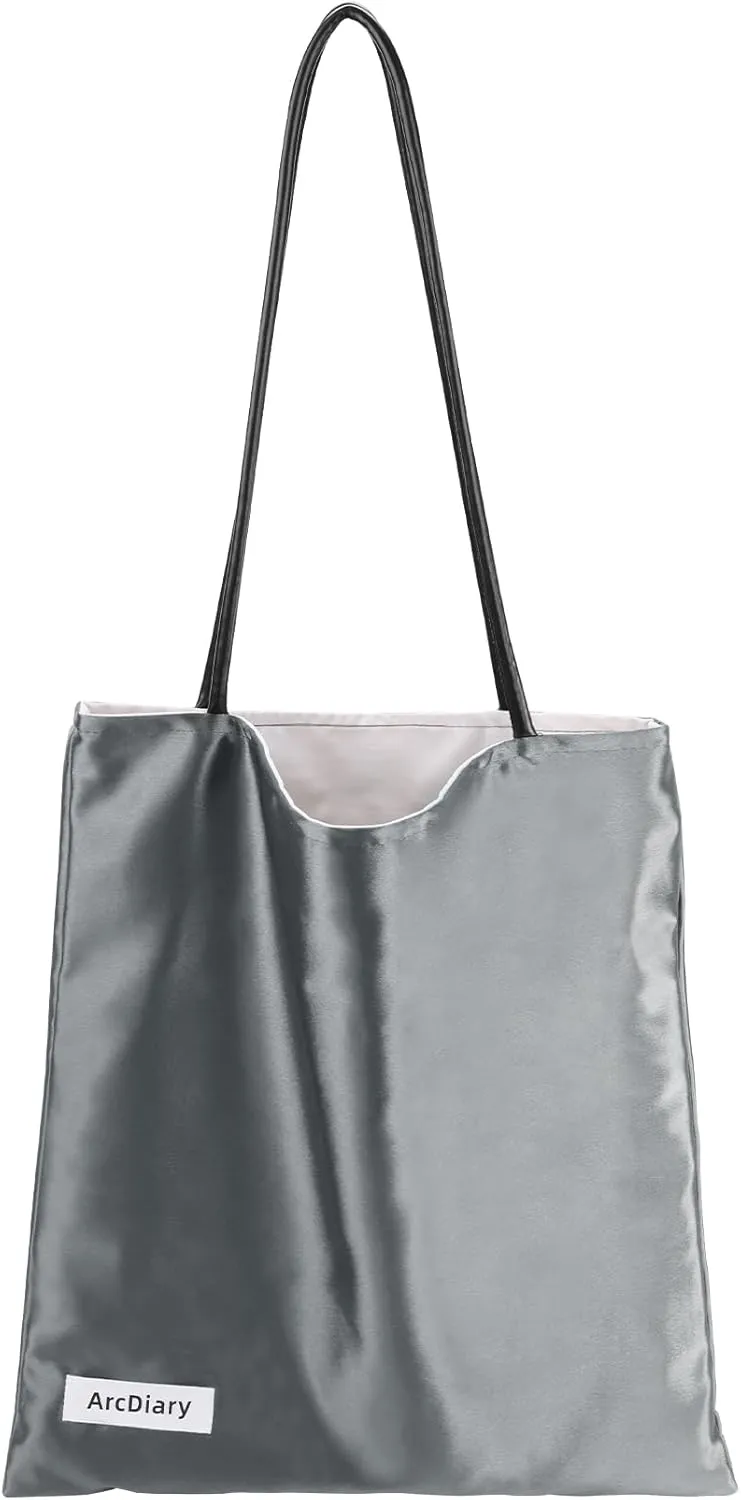 Silk Hobo Bags for Women,Casual Tote Bag,Large Capacity Shoulder Handbags with Inner Pockets
