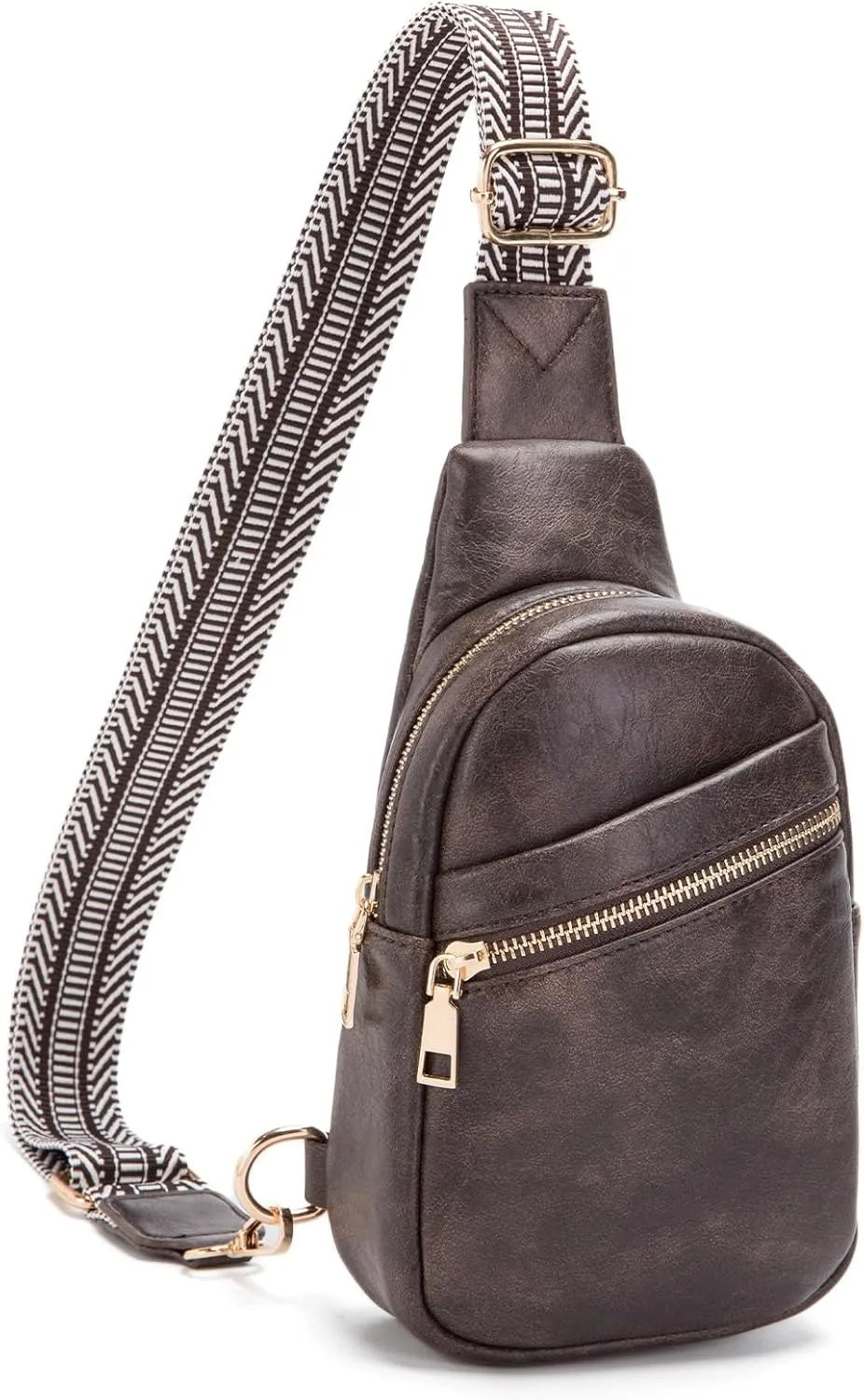 Small Sling Bag for Women - Vegan Leather Crossbody Purse with Fanny Pack Style for Women