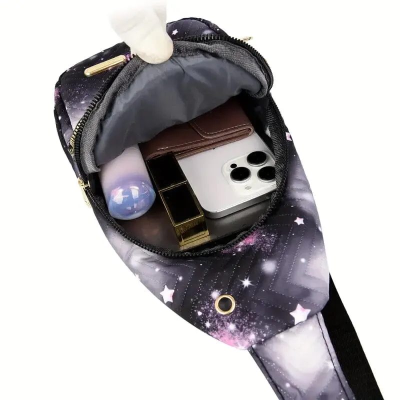 Stylish Chic Quilted Lightweight & Comfortable Crossbody Chest Bag