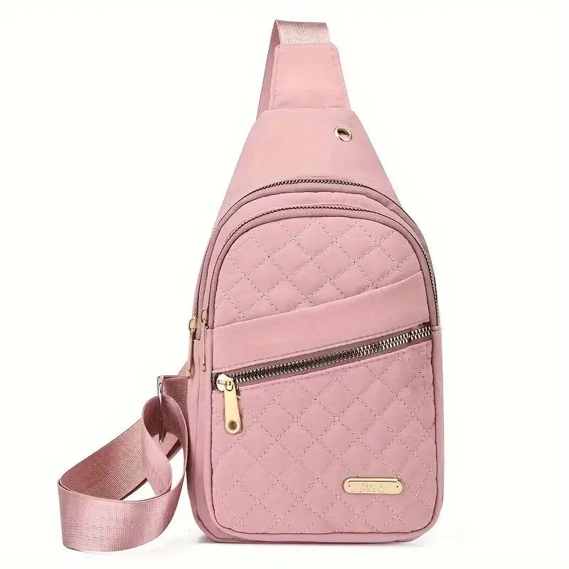Stylish Chic Quilted Lightweight & Comfortable Crossbody Chest Bag