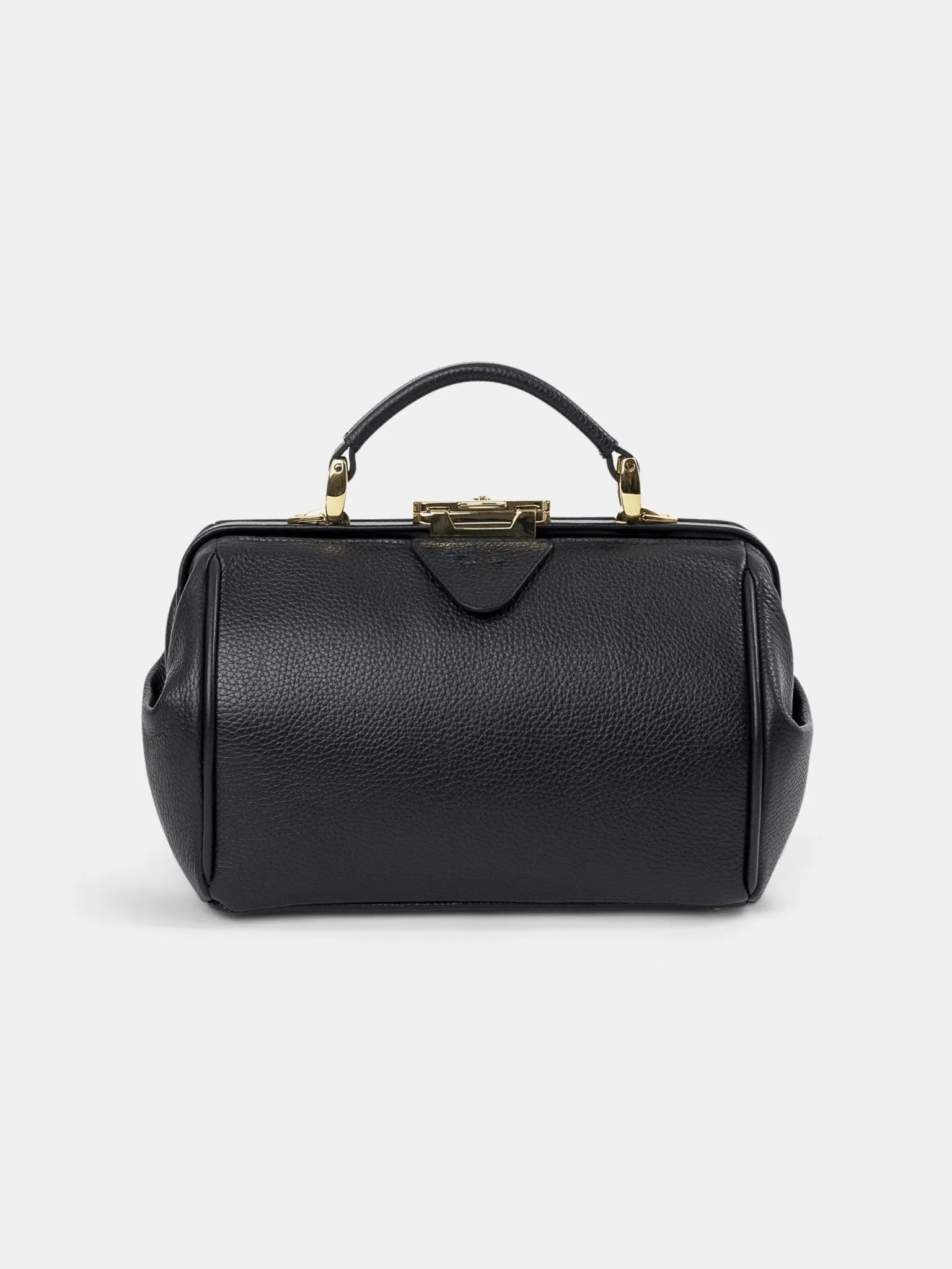 The Sophie -  Midnight Black Calf Grain