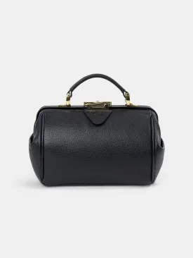 The Sophie -  Midnight Black Calf Grain