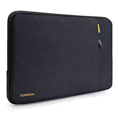 tomtoc 360 Protective Laptop Sleeve for 13-inch MacBook Air 2018-2021 M1/A2337 A2179 A1932, MacBook Pro M1/A2338 A2251 A2289 A2159 2016-2021, 12.9 iPad Pro 3rd/4th Gen, Case Bag with Accessory Pocket