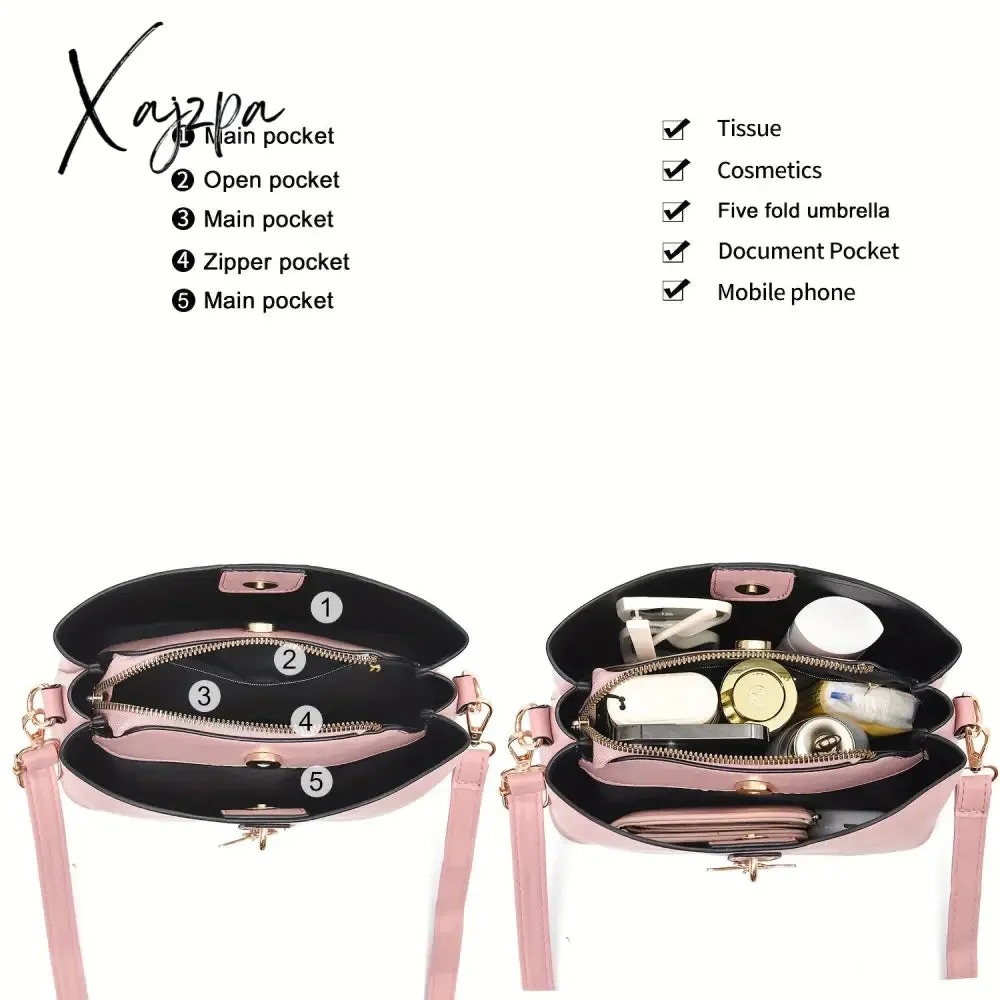 Womens Butterfly Bucket Crossbody Bag - Fashionable & Lightweight, Compact Shoulder Bag for Everyday Style