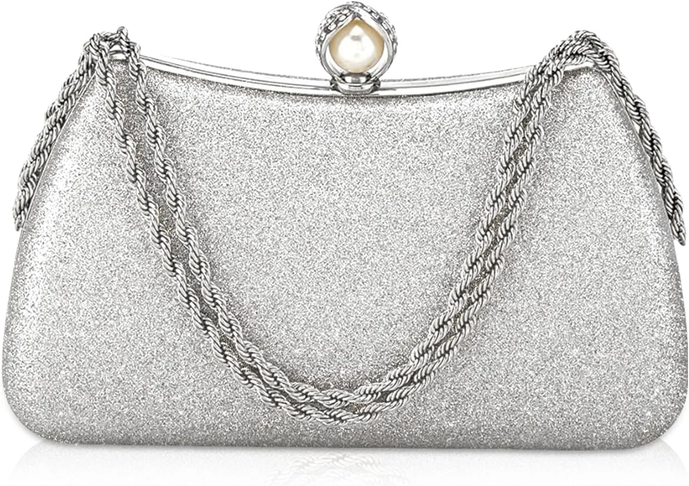 YYW Women Evening Bag Glitter Shiny Clutch Purses Handbags for Formal Wedding Party